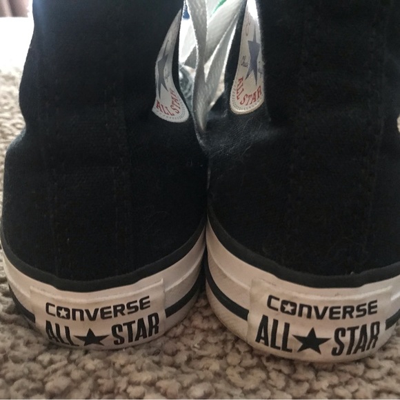 SOLD Chuck Taylor All Star Classic Black High Top Converse Sneakers 6 Like NEW - Picture 3 of 7